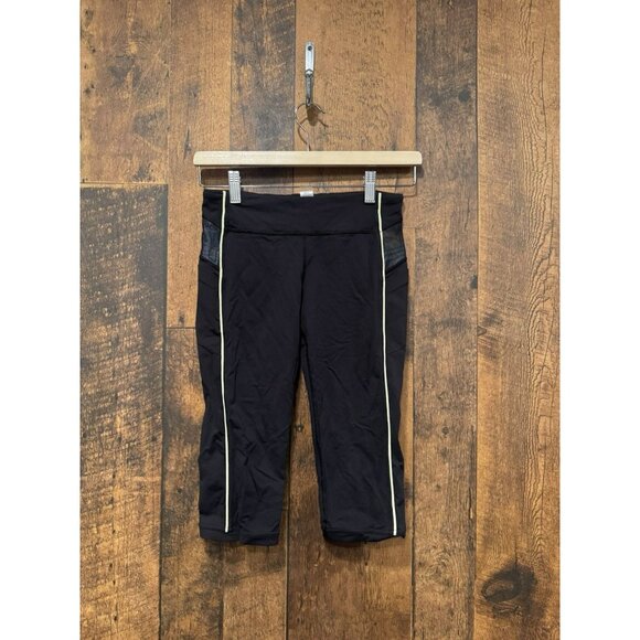 Ivivva By Lululemon Crops Black Size 12 EUC - Picture 1 of 3